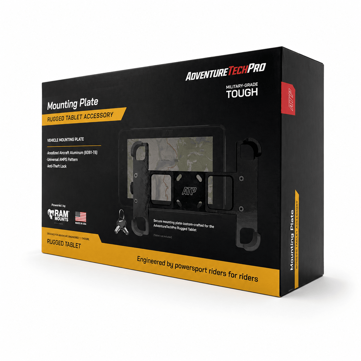 ATP Lockable Tablet Holder - AdventureTechPro